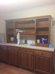 Kitchen dresser before makeover