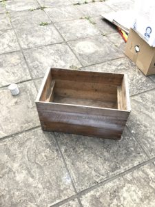 Vintage DIY wooden box