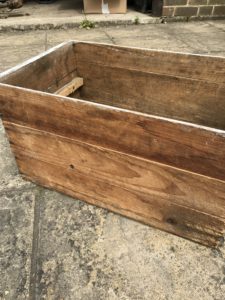 Vintage DIY wooden box