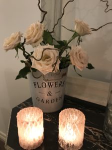 roses and candle light