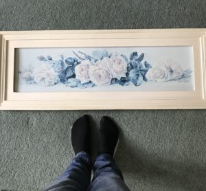 rose picture becomes DIY notice board