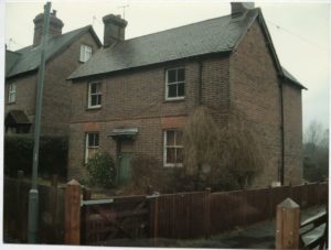 front elevation of victorian cottage before we began to renovate