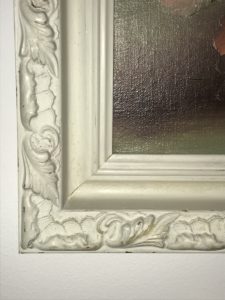 frame detail of oil paintings