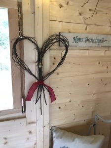 rustic twig heart christmas decorations