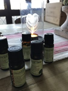 essential oils used to scent firestarters