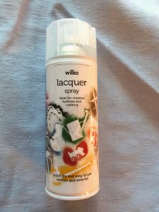 wilko lacquer spray