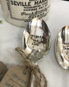 marmalade jars and personlised spoons at spring fair