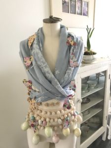 mannequin in spring decor