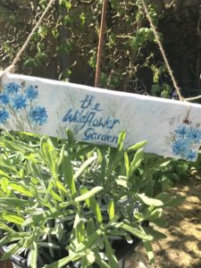 Wildflower garden homemade signs 