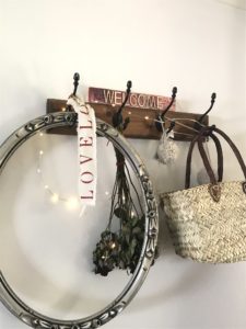 decorative coat hooks with hanging decorations