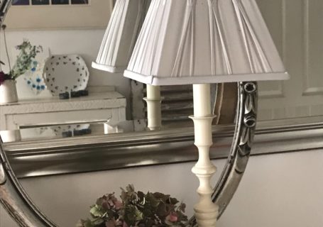 candlestick lamp base creates decorative lamp