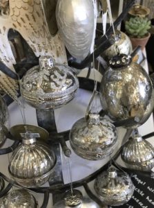 vintage baubles at winter fair