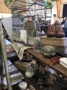 vintage trinkets at winter fair