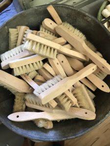 tiny brushes at winter fair