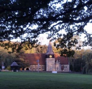 village green of winter fair