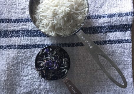 Lavender Rice bag - how to make scented rice bags