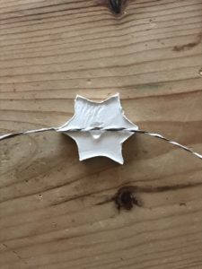 star clay christmas decoration creates garland