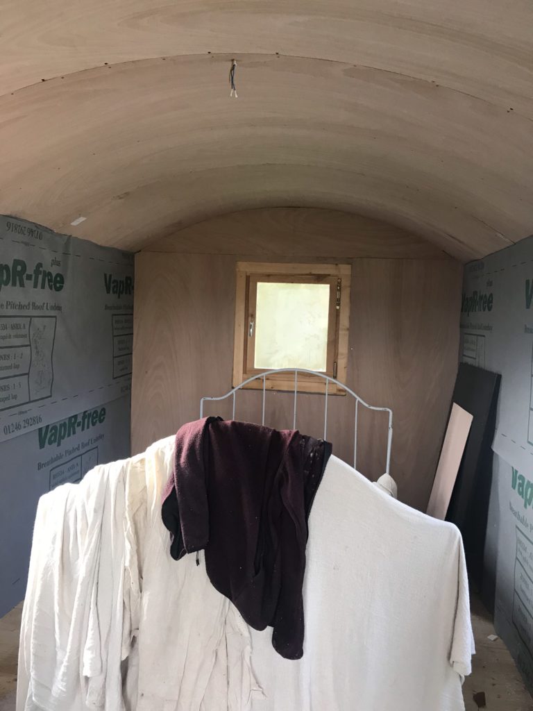 Insulating a Shepherds Hut