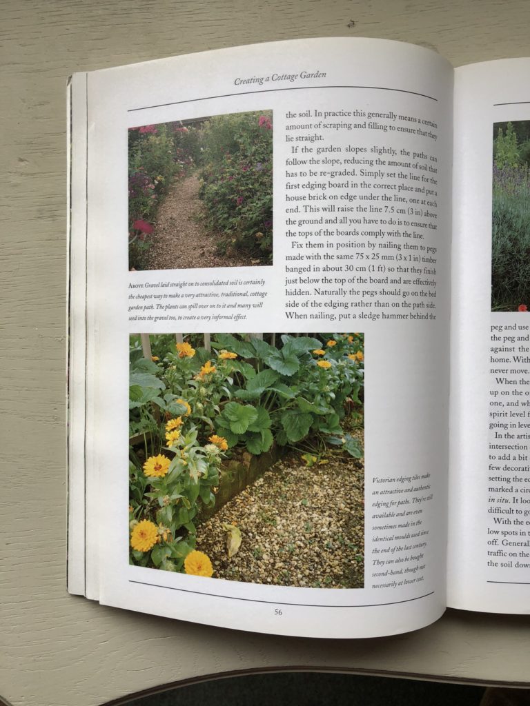 The Cottage Garden the path in the book 768x1024 - Beautiful Belle and The Cottage Garden - Part One