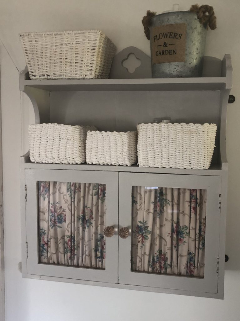 bathroom cabinet used in bathroom refresh