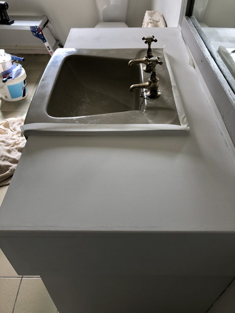 sink after bathroom refresh