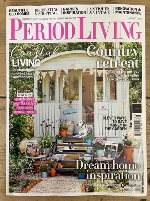 front cover of Period Living Magazine August 2019 issue