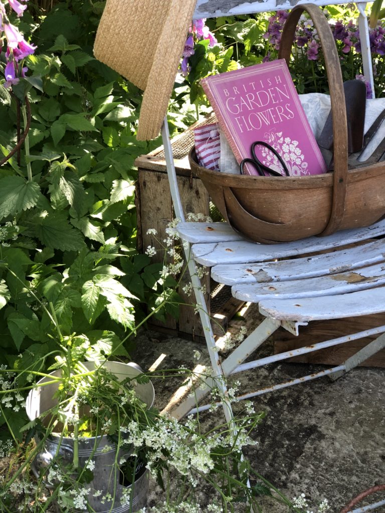 Garden props used in Period Living Magazine photo shoot