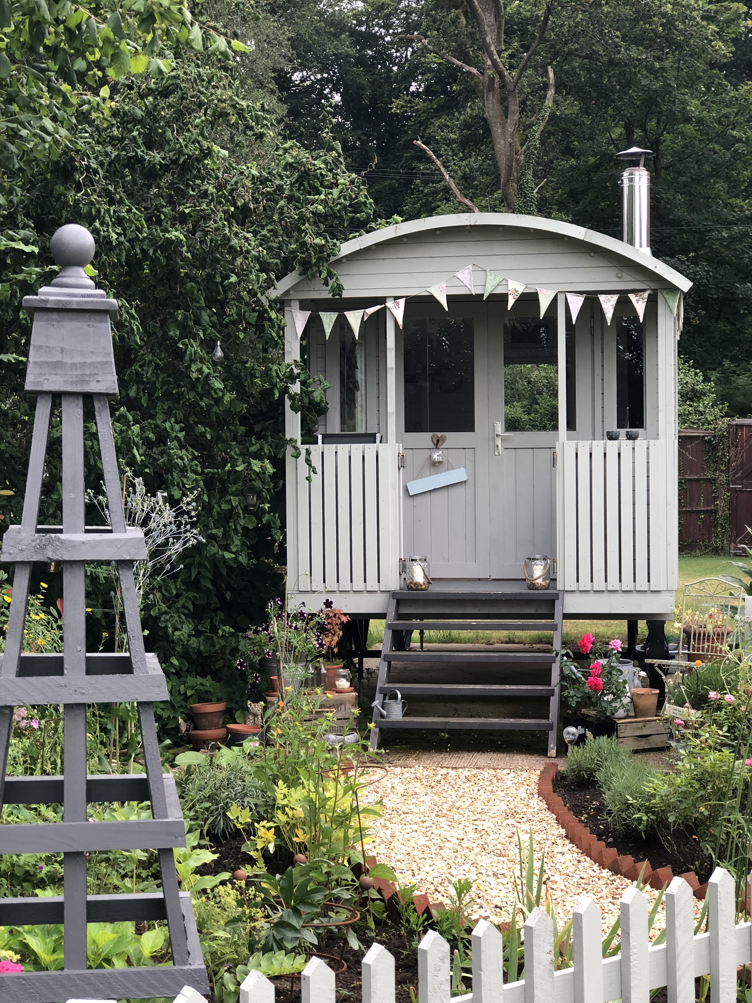 Cottage Garden Plans - Part Two: the wooden obelisk