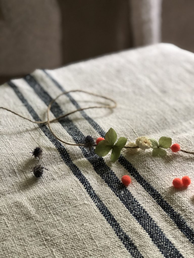 creating homemade autumn decorations