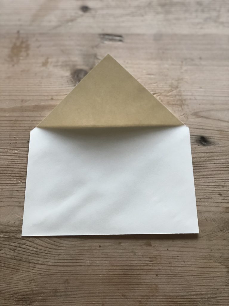 envelope liner template made from envelope