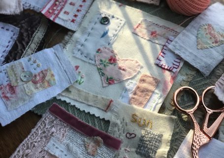 how to make fabric keyrings