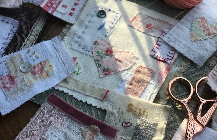 how to make fabric keyrings