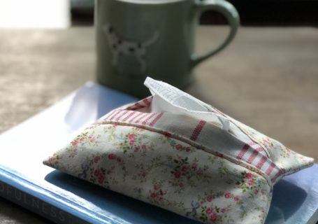 coffee, book and tissue holder