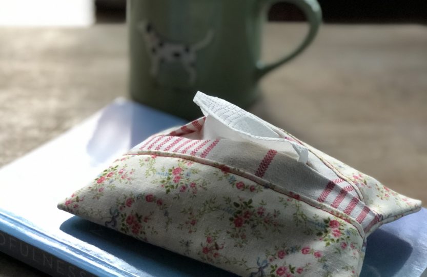 coffee, book and tissue holder