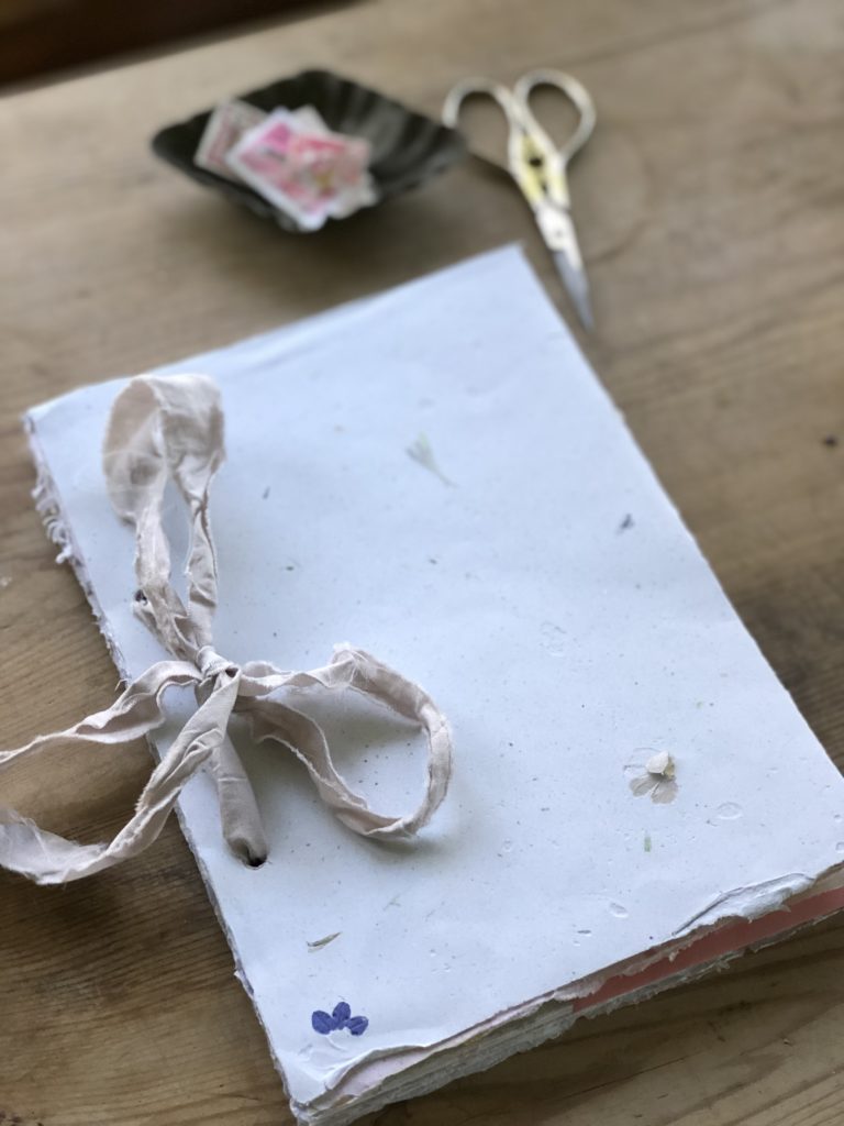 handmade paper journal