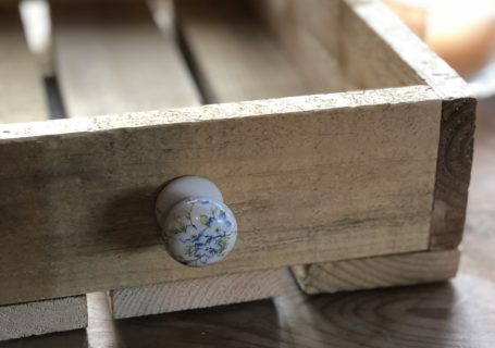 little wooden storage crate