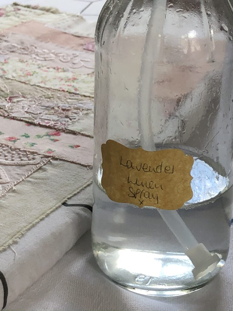 homemade lavender linen spray