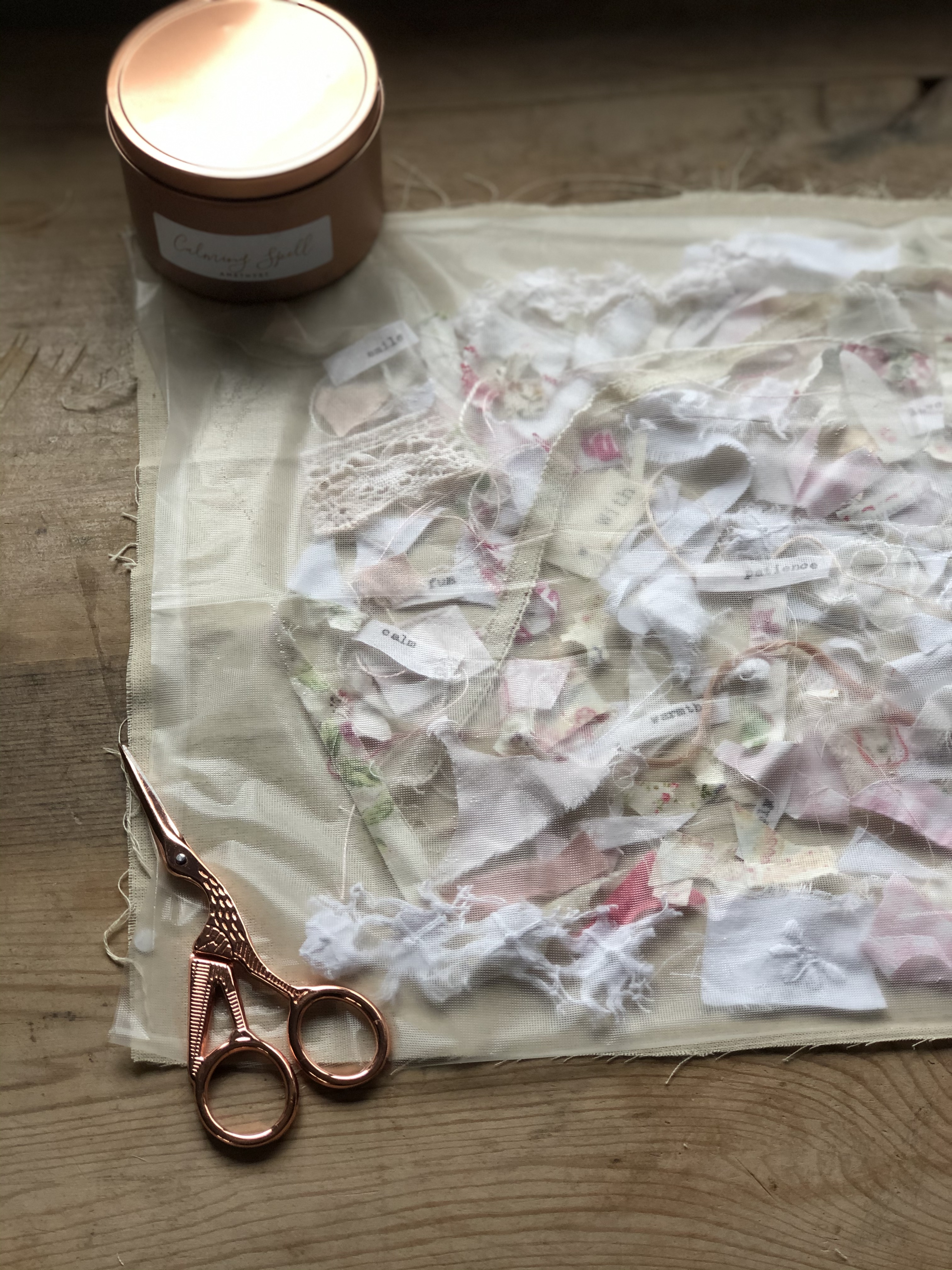 how to make fabric out of scraps