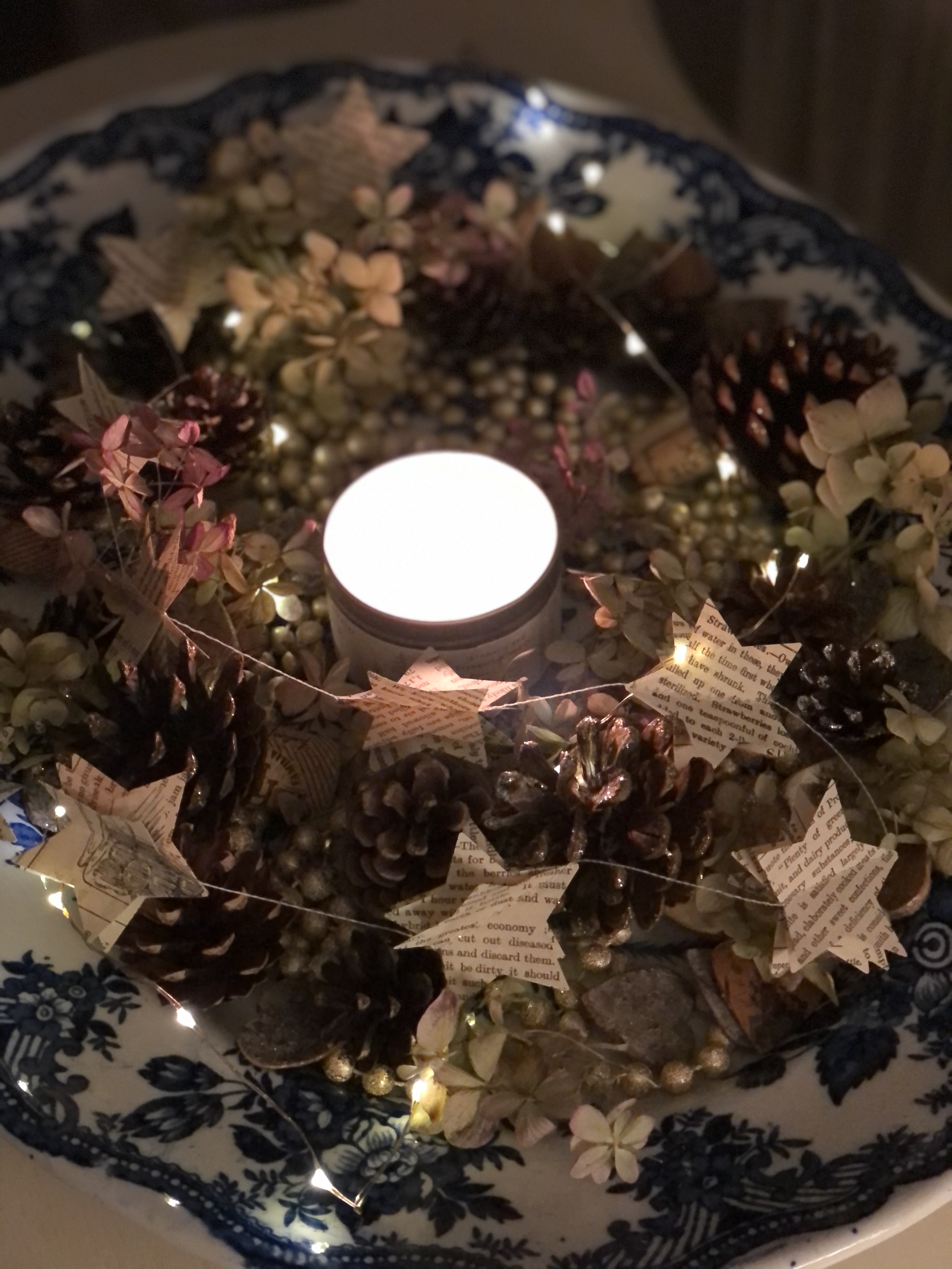 homespun table decoration