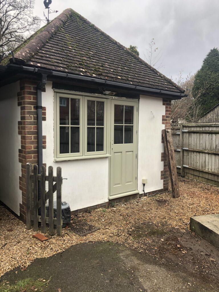 garage conversion to craft studio