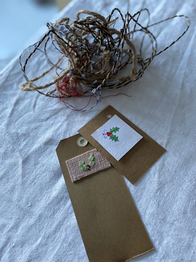 handmade christmas gift tags